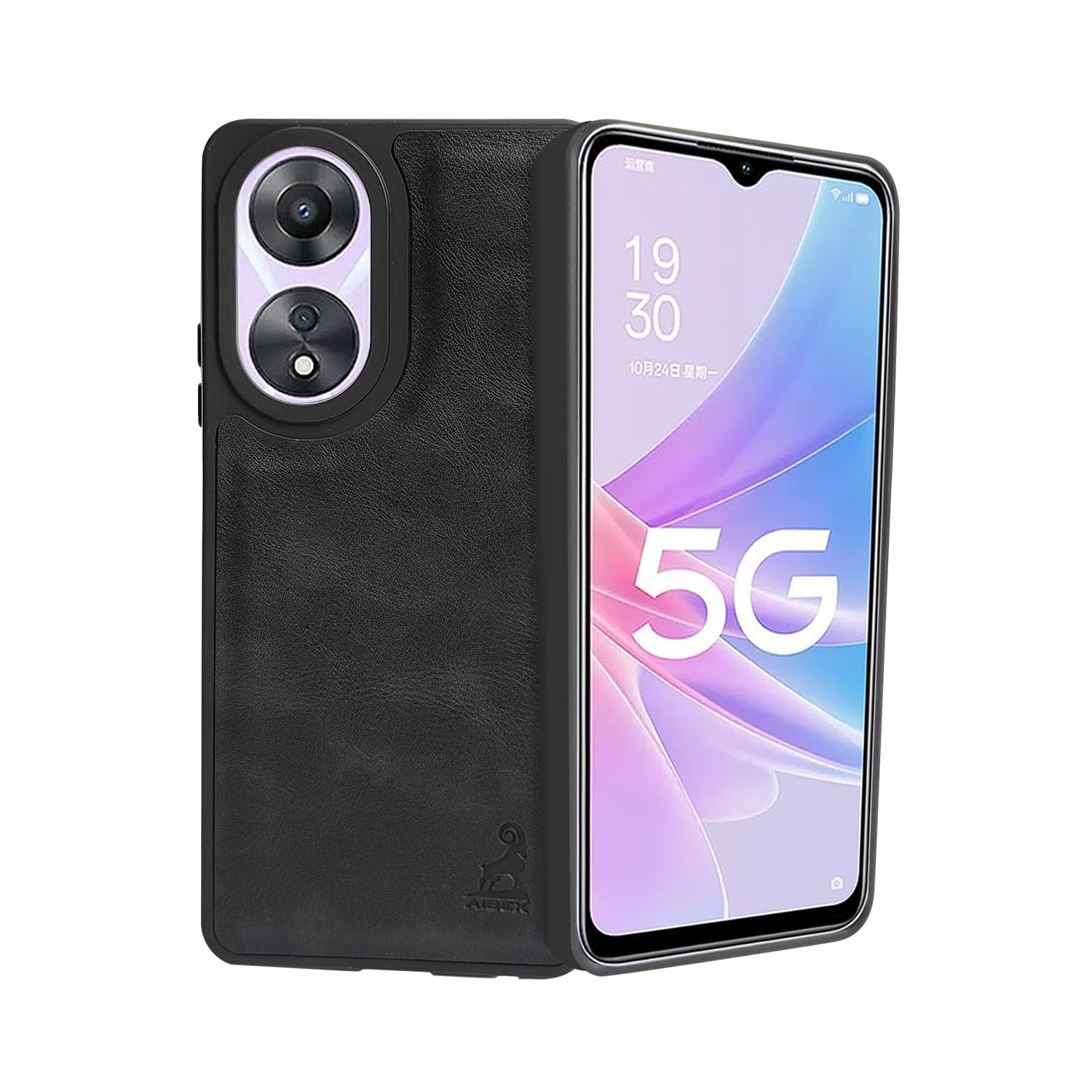 AIBEX® Shield Back Cover Case Compatible with Oppo A78 5G / Oppo A58 5G Back Cover | Flexible Vegan Leather | Full Camera Protection | Raised Edges | Super Soft-Touch | Bumper Case (B0CX1SBH33) Amazon Price History, Amazon Price Tracker