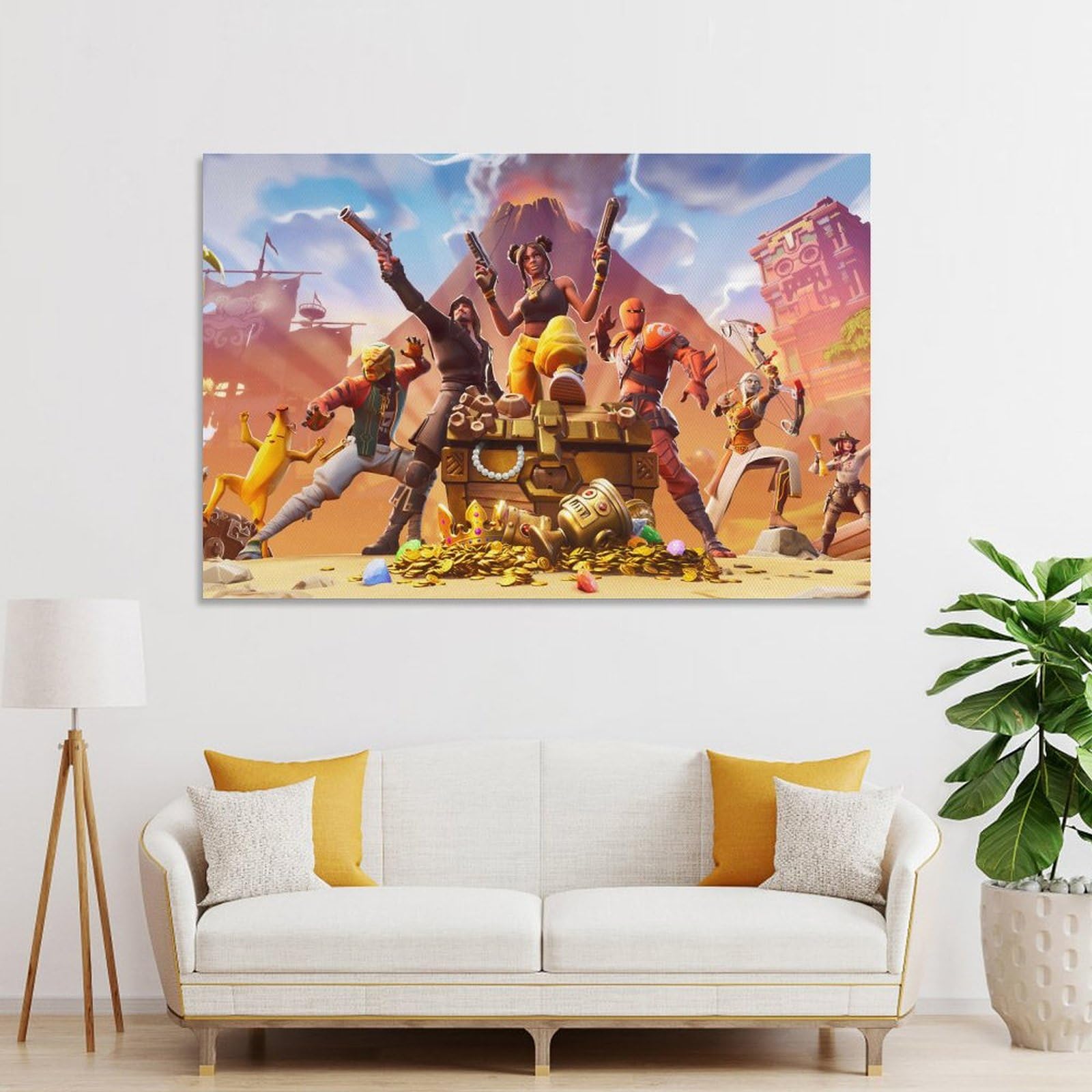 Amazon.co.jp: 『フォートナイト』巨大な火山 クール ポスター 壁