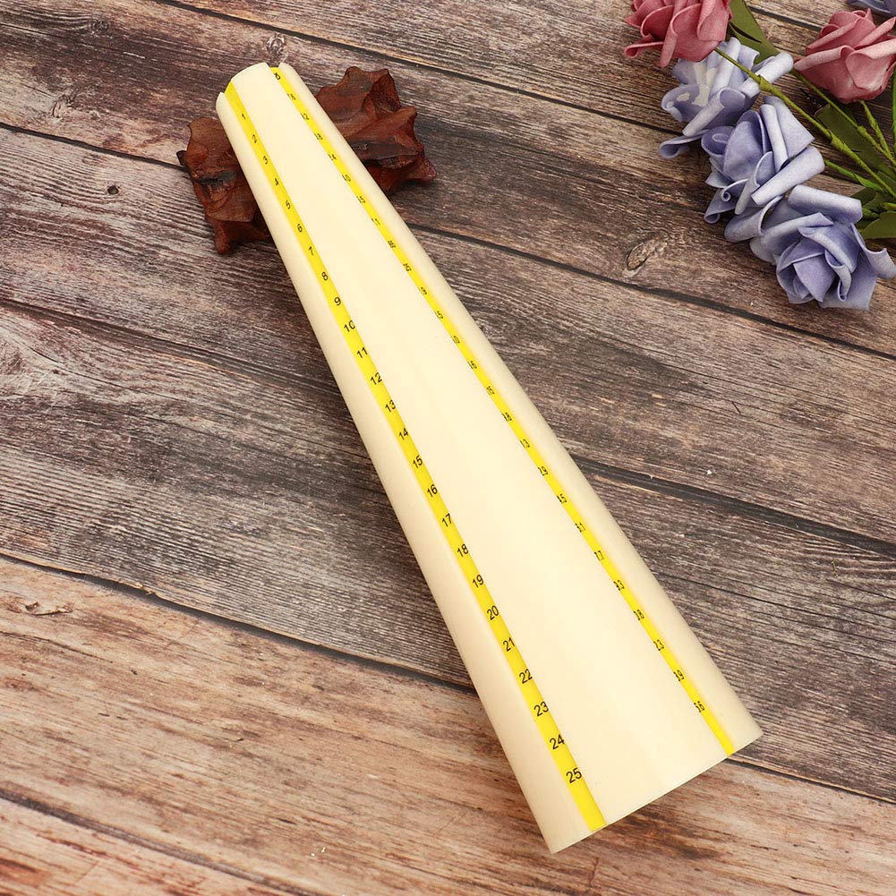 Bracelet Mandrel, Plastic Bracelet Measuring Mandrel Bracelet Sizer Measuring Tool Bracelet Measuring Tool Stick Sizer Jewelry Hammer Repairing Making Tool