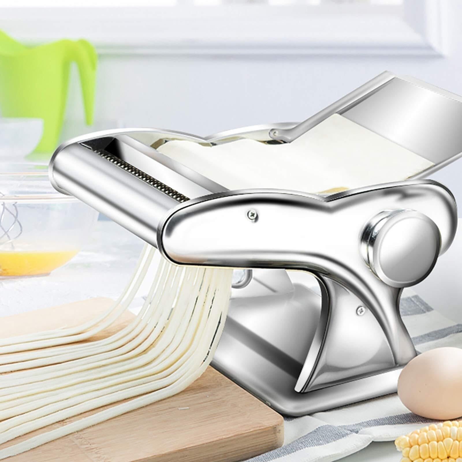Máquina para Hacer Pasta Máquina para Hacer Pasta Máquina para Hacer Fideos Manual Máquinas para Hacer Fideos de Metal con Espesor Ajustable Adecuado para máquina para ha