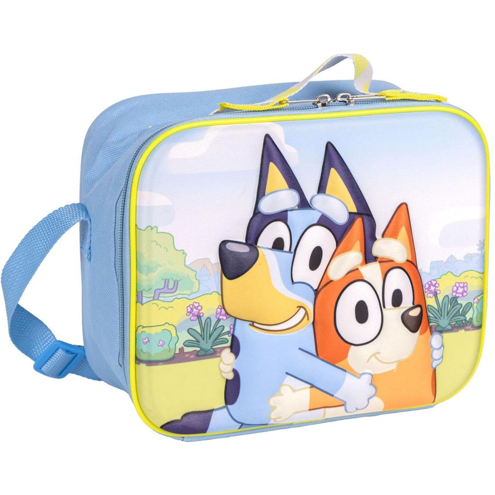 CERDÁ LIFE'S LITTLE MOMENTS Bluy 3D lunch box, children's backpack, multicoloured, for 9-11 inch tablets, multicoloured, Para tablets de 9-11 pulgadas