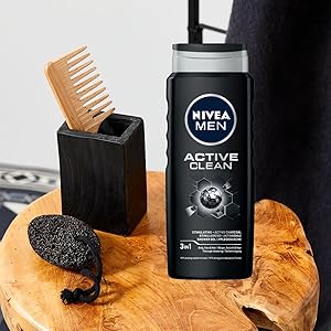 Nivea Men Active Clean Shower Gel 500 ml Nivea Men Active Clean Shower Gel 500 ml