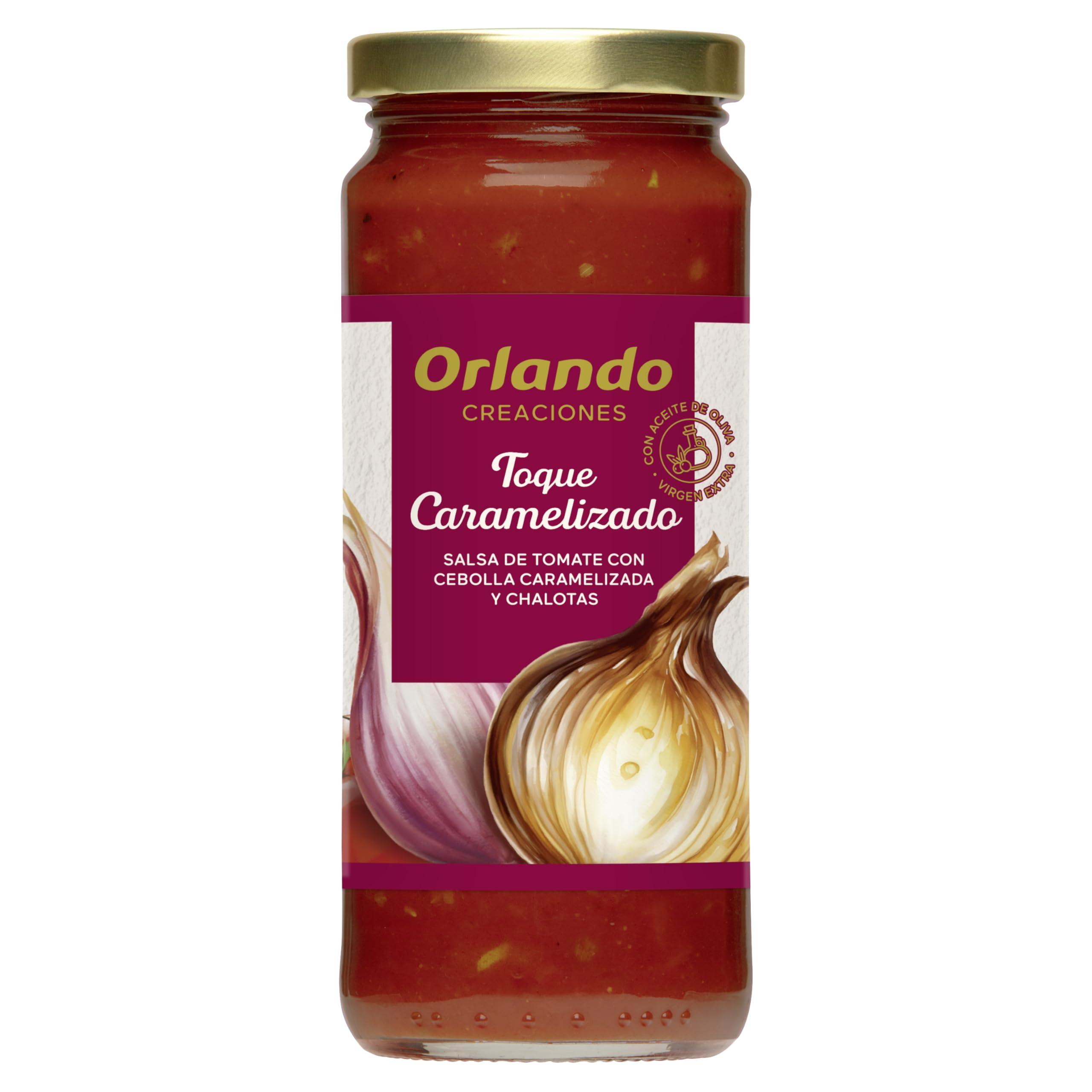 Orlando Tomate Frito Creaciones con Cebolla Caramelizada y Chalotas 340g
