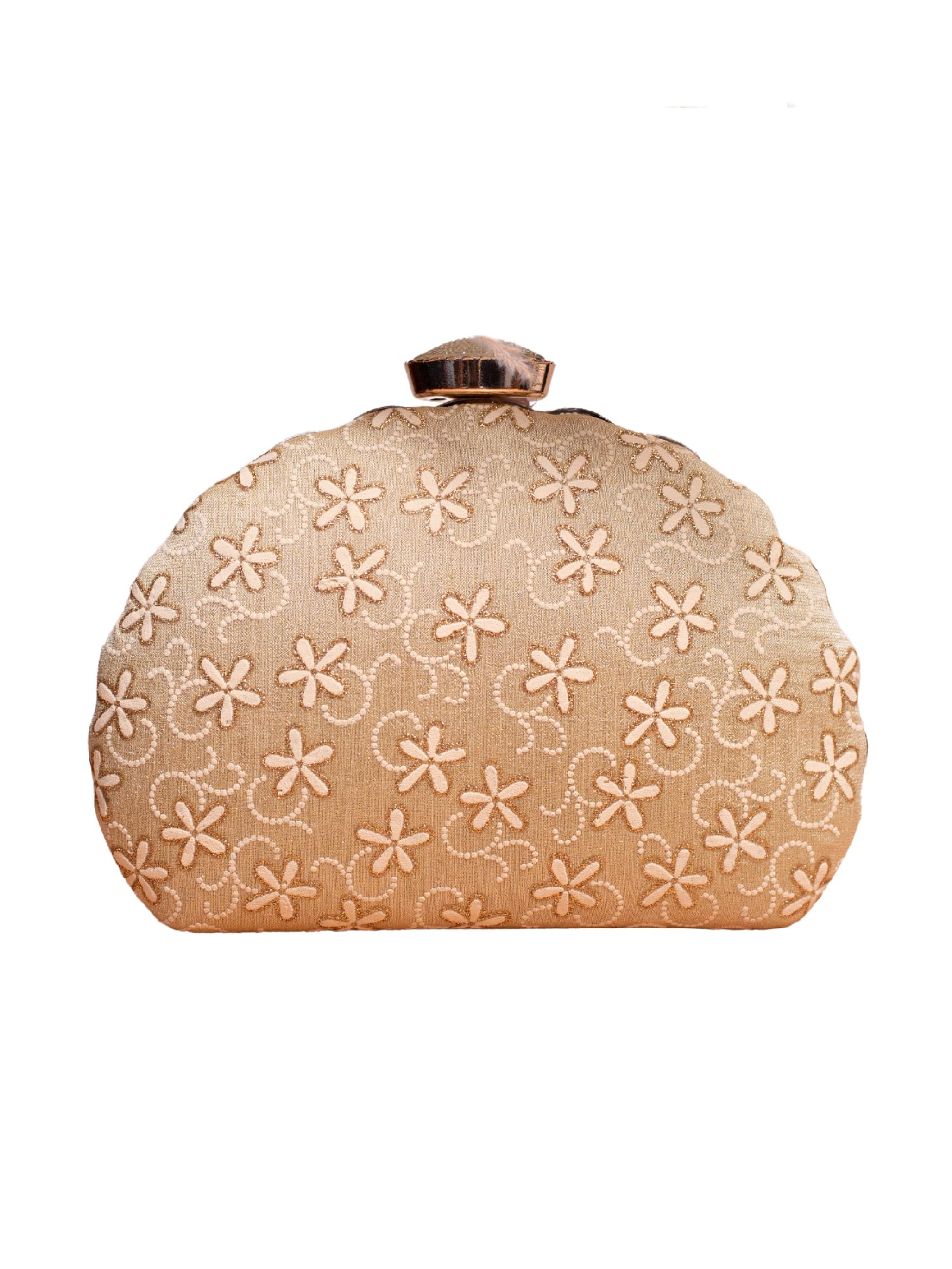 Mutlicolored Sequins Embroidery Clutch Bag For Women With Detachble Strap-image-42