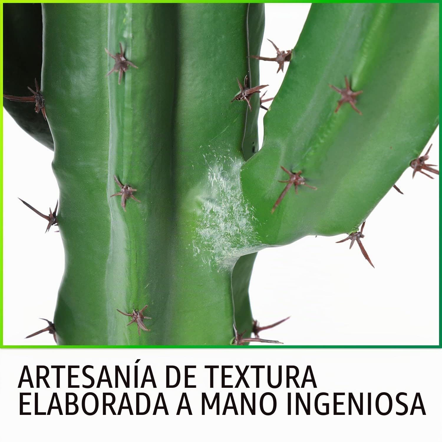 Cactus Artificial Grande de 36 Pulgadas, Plantas de Cactus Artificiales para decoración del hogar, jardín, Oficina, Tienda