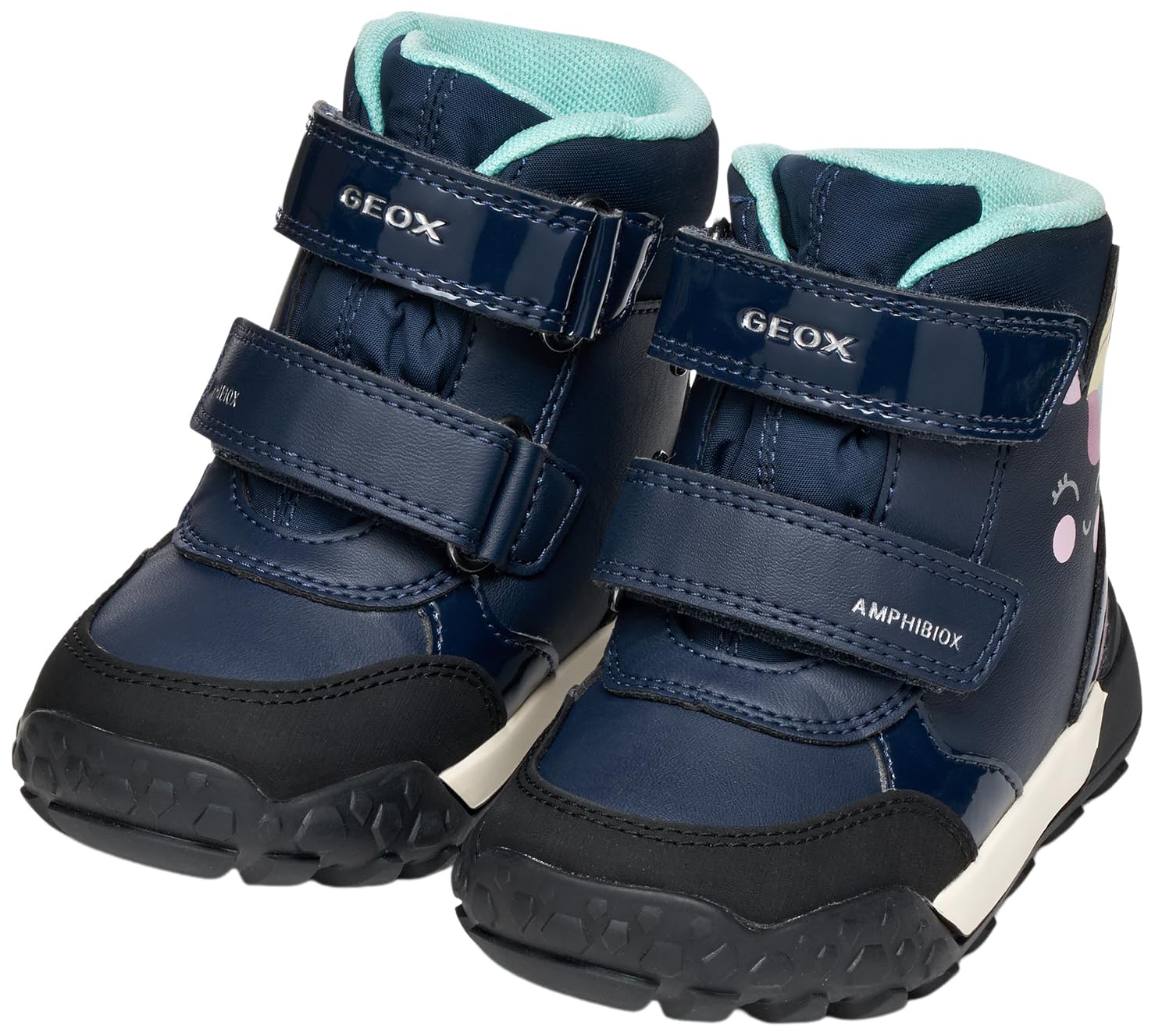 Geox B Trekkyup Girl B Ab Bota de tobilloBebé-Niñas