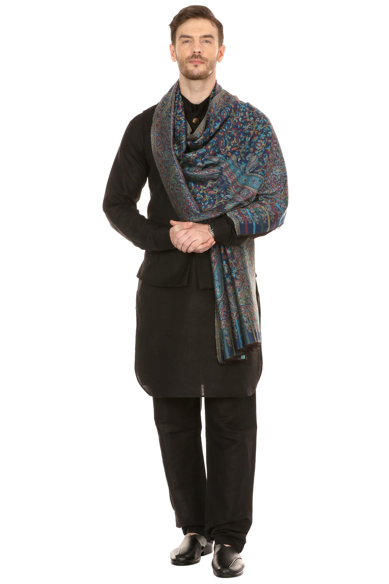 Mens fine Soft Ethnic Stole-image-14