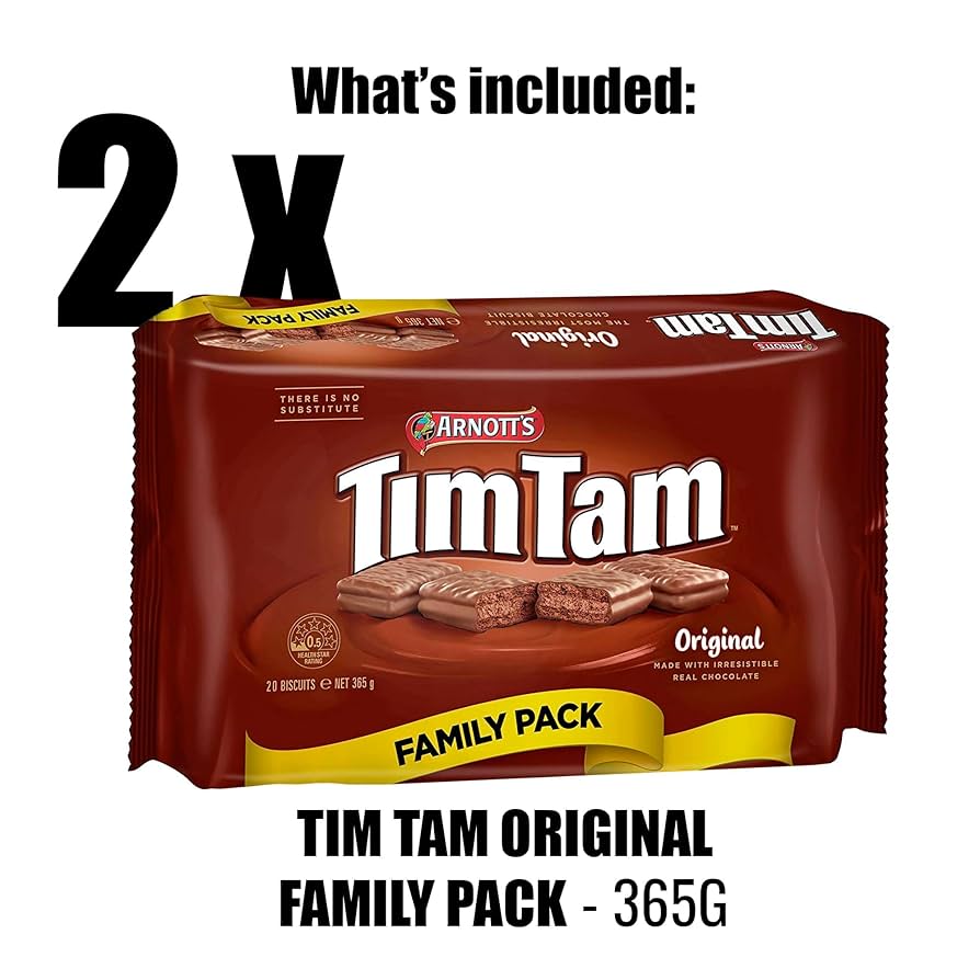 Tim tam Arnott's Tim Tam Dark Chocolate Biscuits 200g - Walmart.com