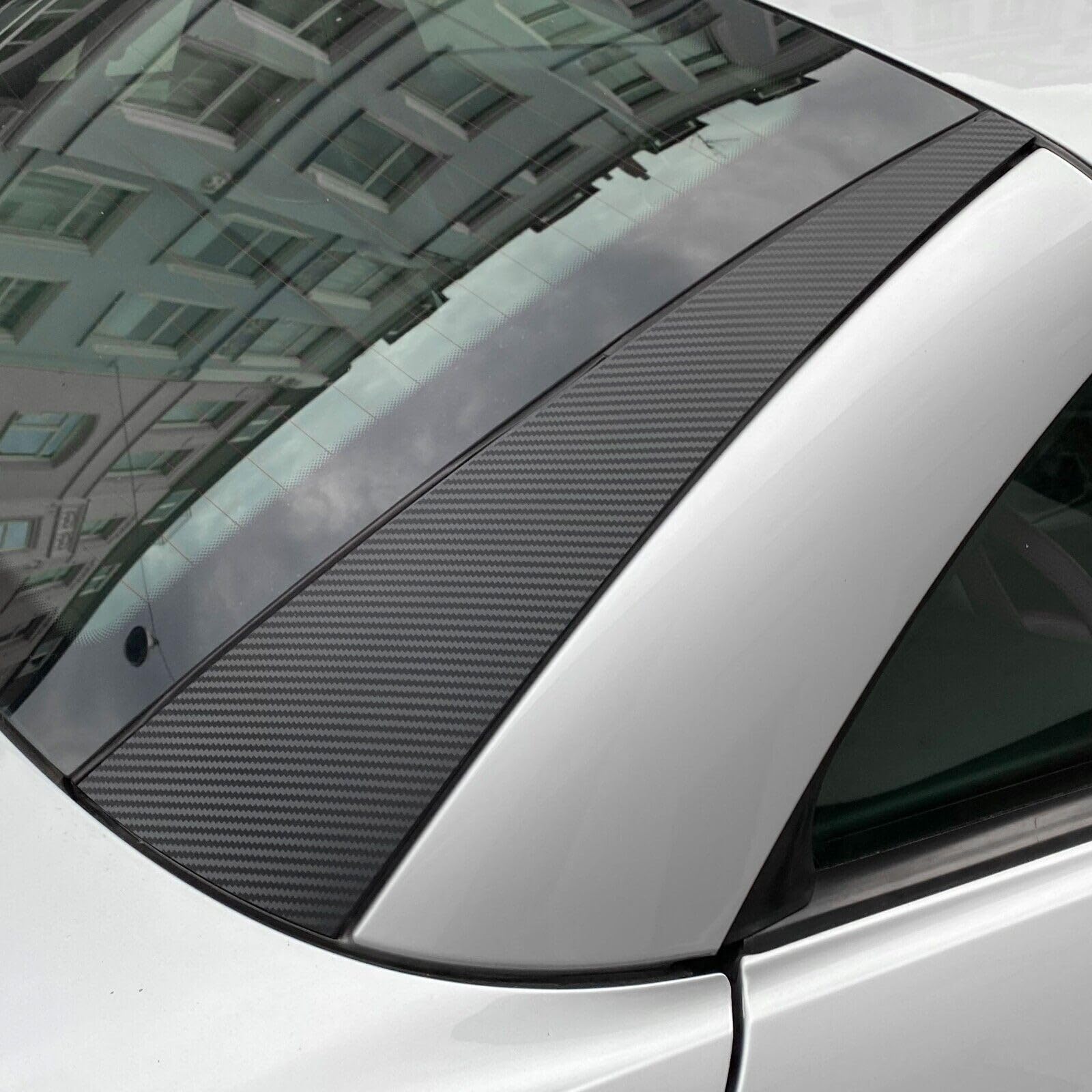 Pellicola protettiva montante B/C esterno per Mercedes SLK R171 2004-2014 nero lucido