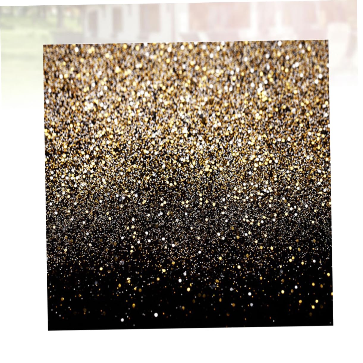 Sfondo Fotografico 200x200 Cm Stelle Nero in Poliestere | Tessuto per Shooting Indoor e Outdoor, Accessori Fotografici per Foto e Video, 1 Pezzo