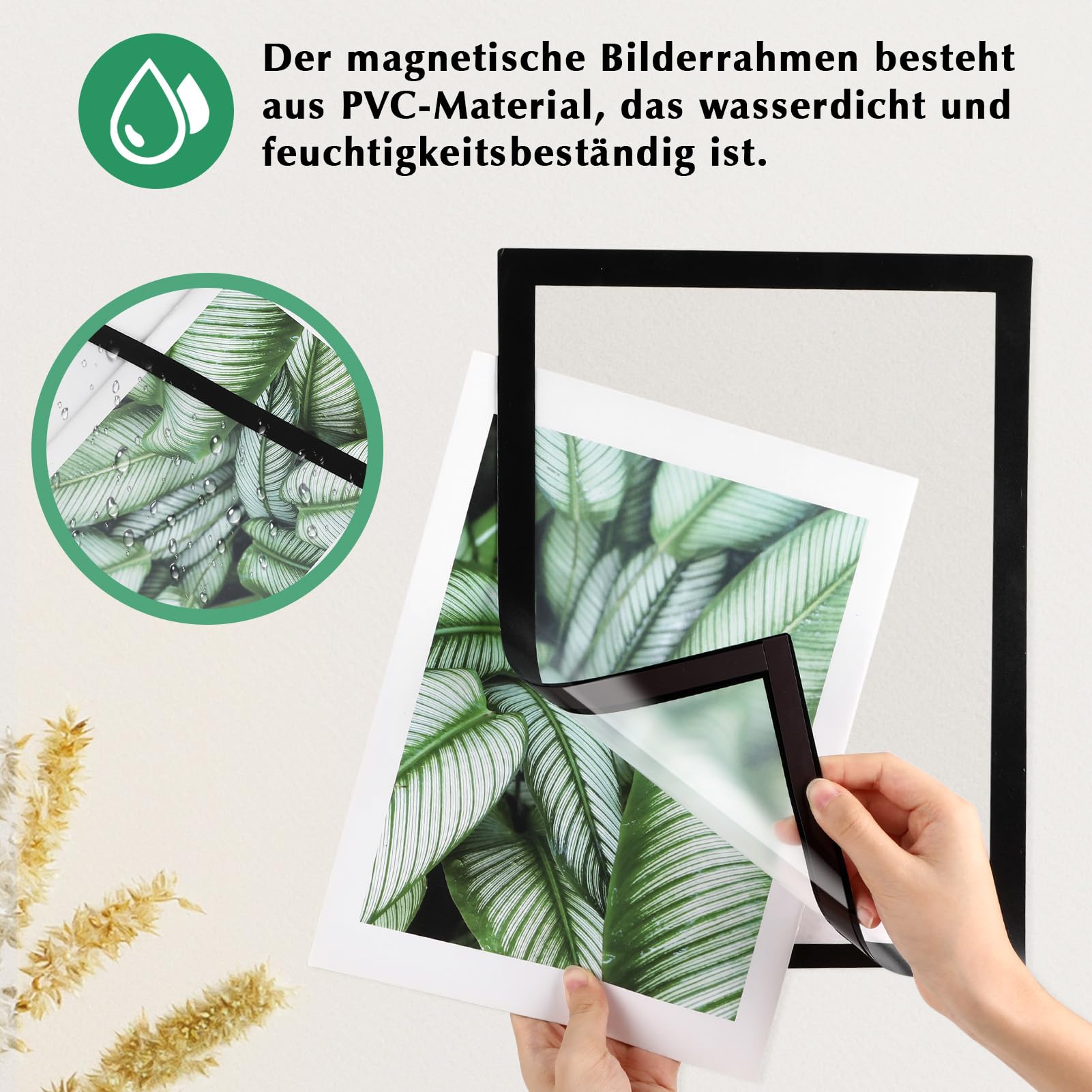 4 Cornici Per Diamond Painting 30x30cm - Nero Per Quadri Con Diamanti 5D - Foto 8