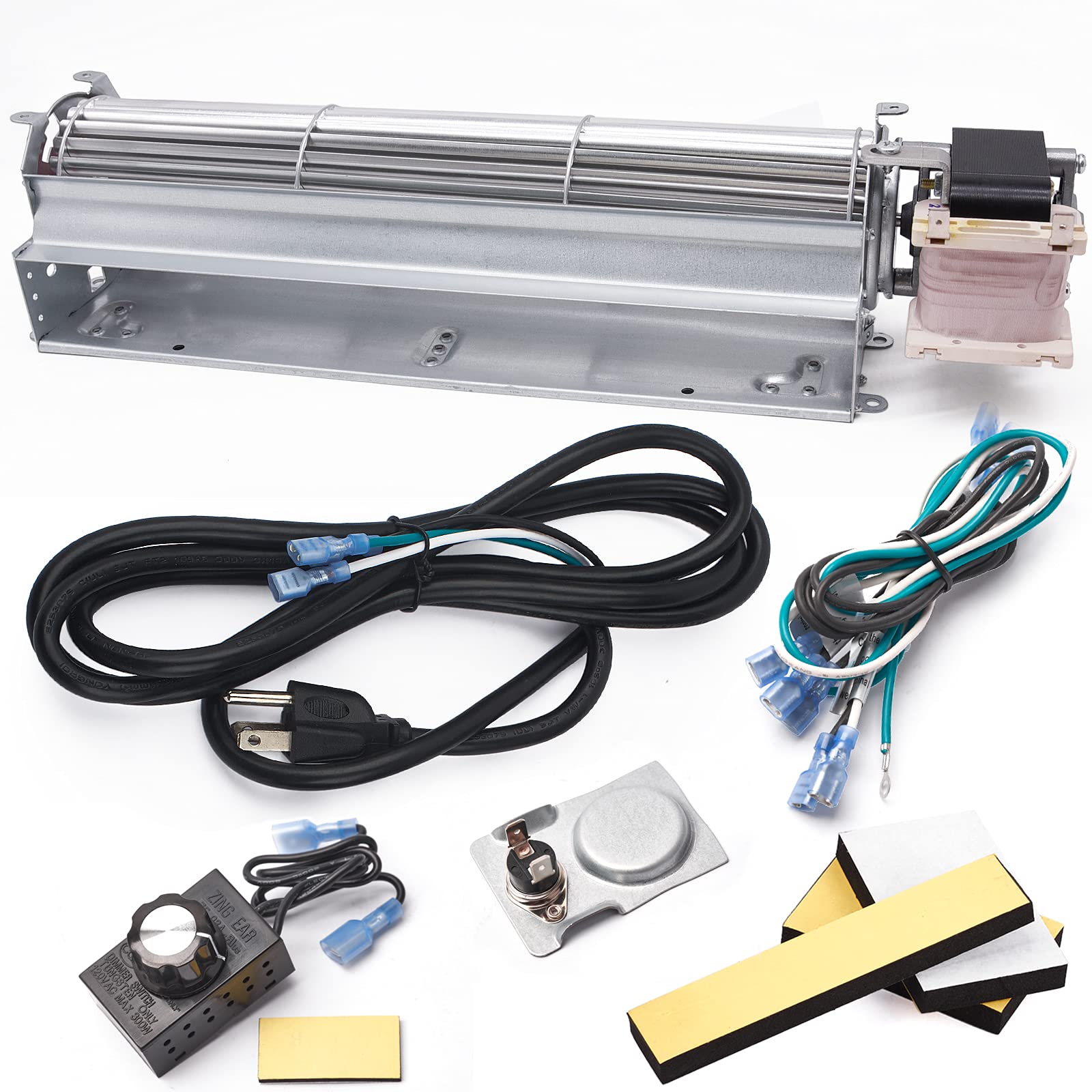 HiorucetYiming BK BKT GA3650T GA3650TB GA3700T GA3700TA Replacement Fireplace Blower Fan Kit for Desa Tech, FMI, Vanguard, Comfort Flame, Vexar, Astria, Comfort Glow Fireplaces Fan.