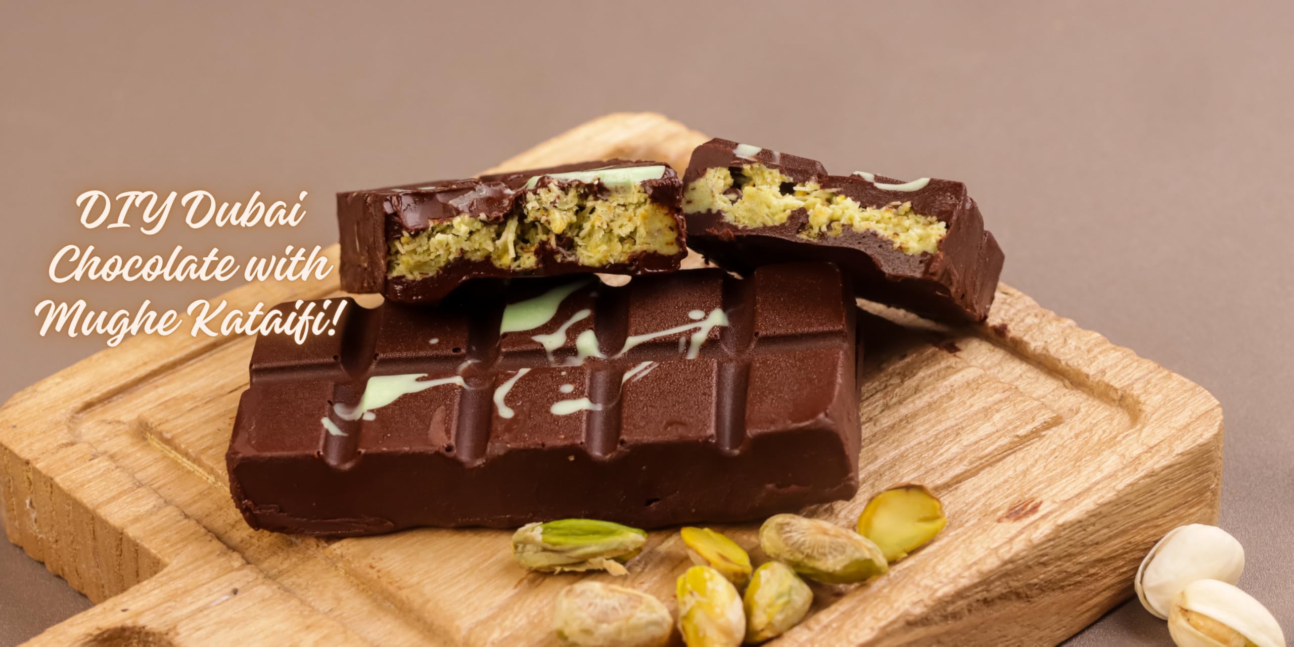Mughe Gourmet Pâte Kataifi Séchée 400g, Ingrédient pour Baklava, Kunafa, Chocolat de Dubaï