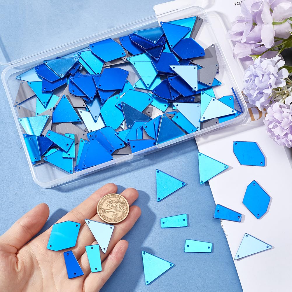 180-tlg Kristallspiegel Pailletten Set - DIY Schmuck Bastelbedarf In 6 Stilen