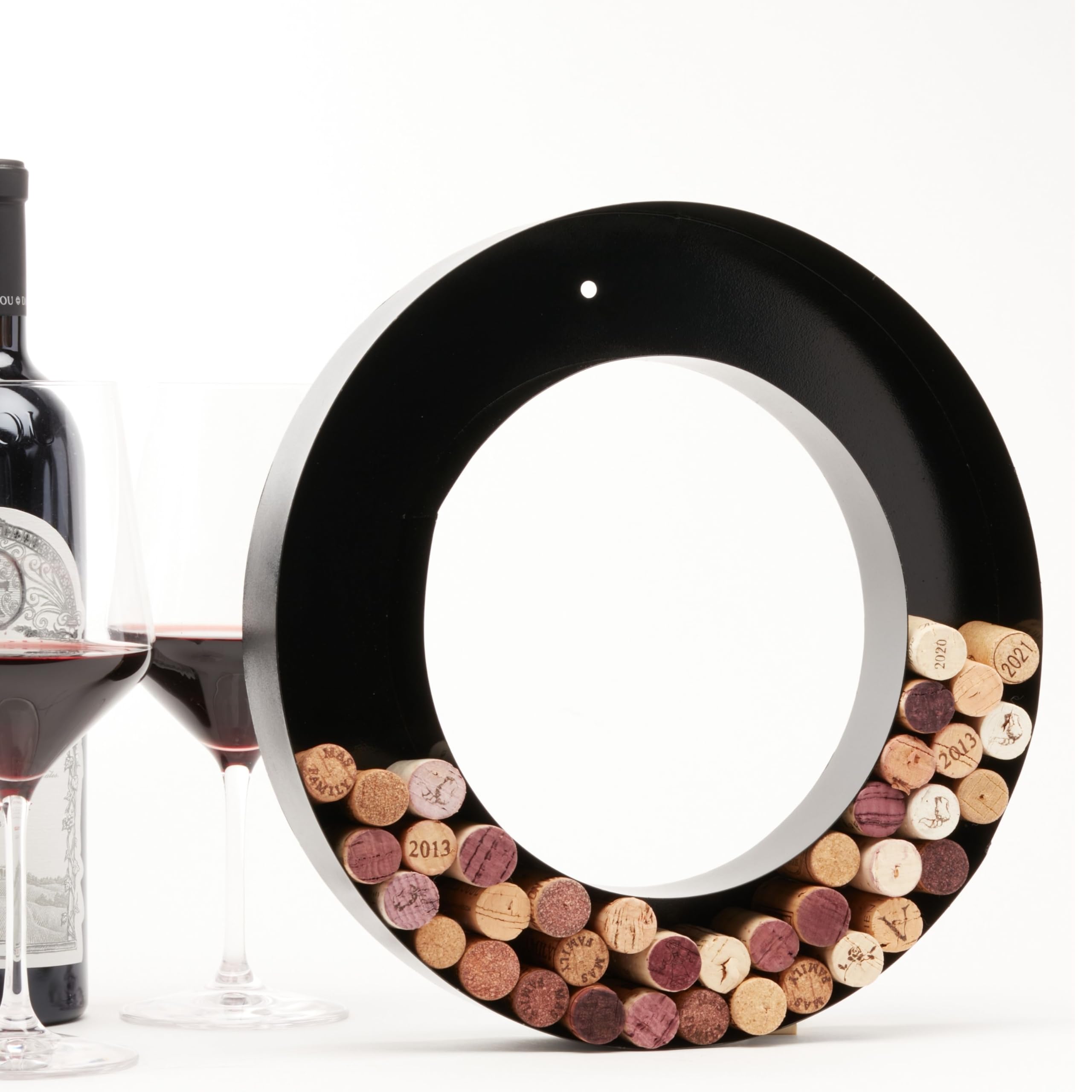 DECOMIL Wine Cork Holder (A-Z) Letter O | Decorative Wall Art Cork Decor