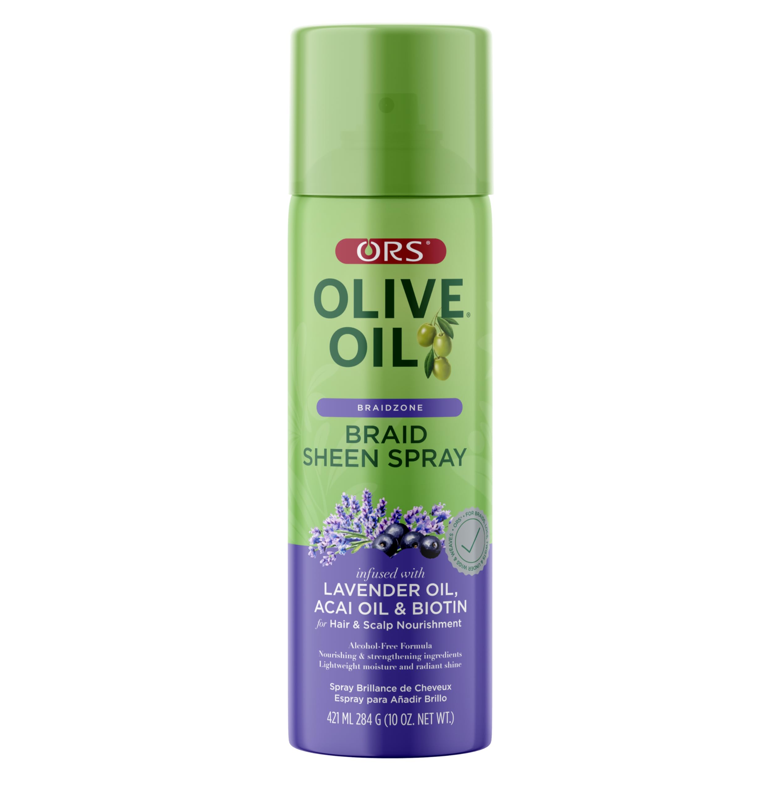 ORS Braidzone Braid Sheen Spray Lavender