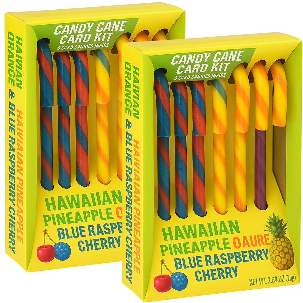 Amazon.com : Candy Cane Fruit Flavored Individually Wrapped 12