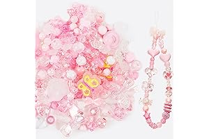 120 PCS Pastel Acrylic Flowers Beads for Jewelry Making and DIY Crafts