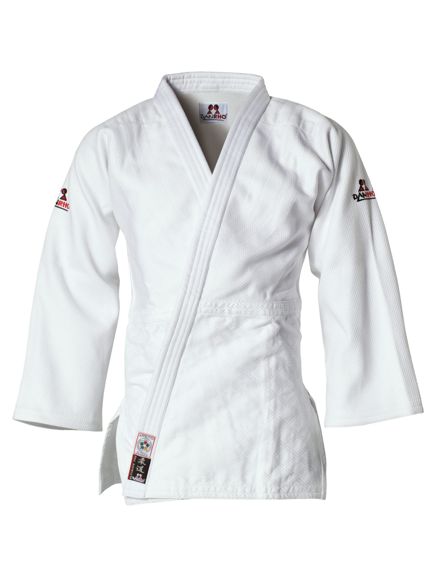 DanRho Judogi Ultimate 750 IJF Approved mit Label weiß Judoanzug Gi