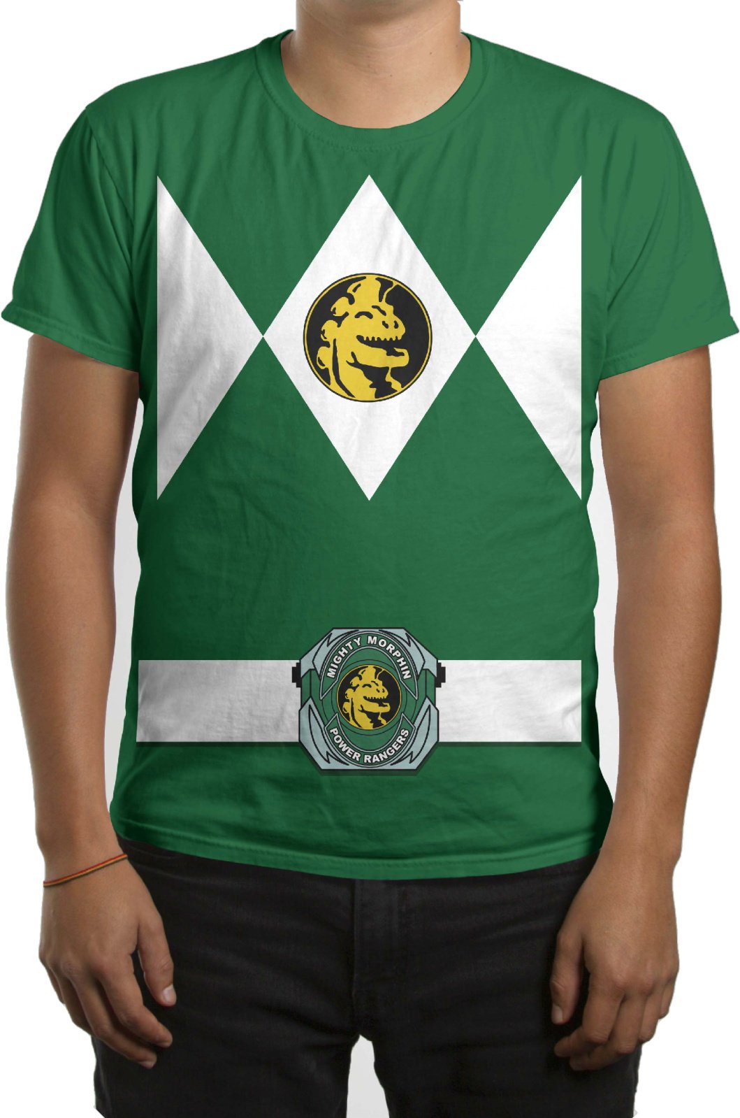 Power Rangers Green Ranger Uniform Costume T-Shirt