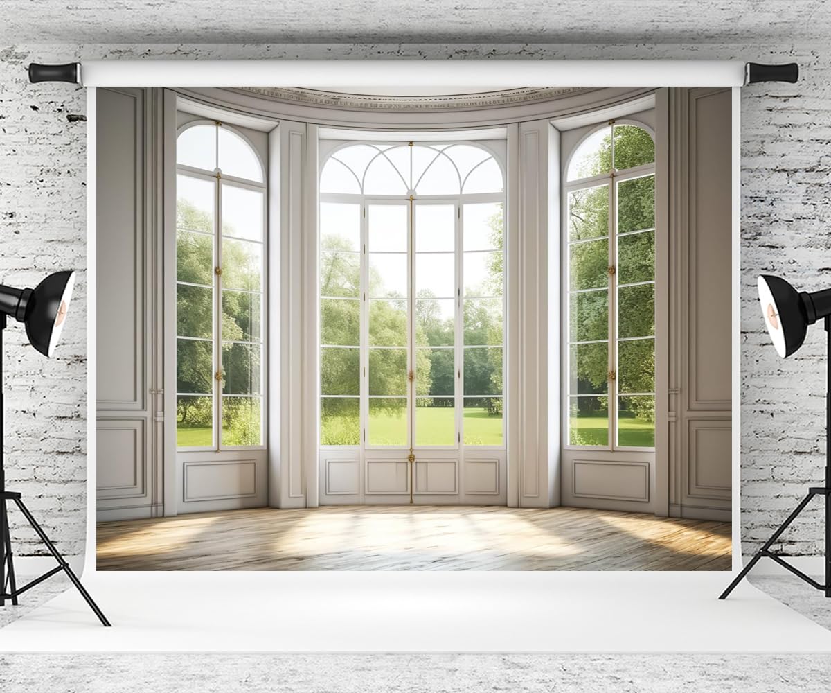 Kate 10×10ft Spring Window Empty Indoor Photo Backdrop Sunshine Trees Landscape Photography Background Studio Props Wedding Pictures Video