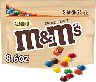 M&M'S Almond Milk Chocolate Candy, Sharing Size, 8.6 oz Bag