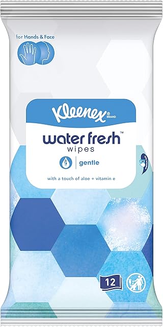 Kleenex Water Fresh Wipes Gentle 12 Wipes