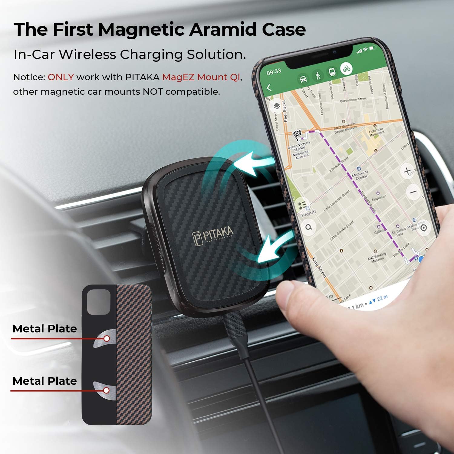Black Friday - 60% OFF PITAKA Magnetic Case for iPhone 11 Pro 5.8 Minimalist MagEZ Case 100% Aramid Fiber Durable Perfectly Fit Cover-Black/Grey(Plain) Black Friday - 50% OFF PITAKA Magnetic Case for iPhone 11 Pro 5.8 Minimalist MagEZ Case 100% Aramid Fiber Durable Perfectly Fit Cover-Black/Grey(Plain)