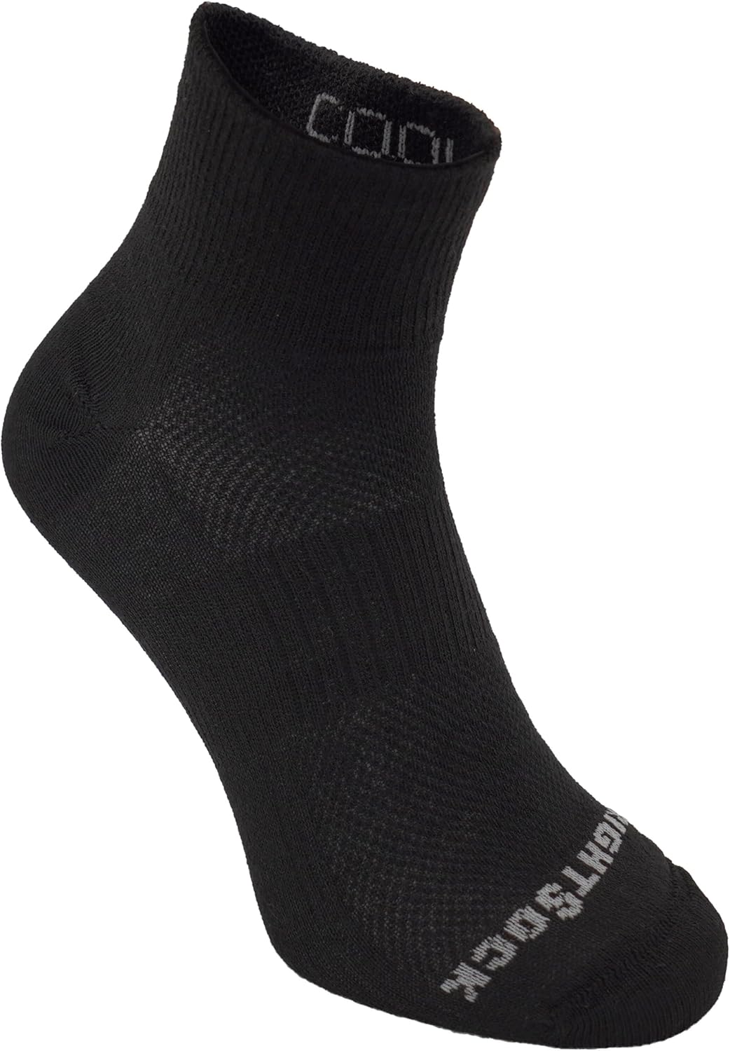 Wrightsock CoolMesh II Quarter Running Socks for Men and Women – Eco-Friendly Anti Blister Socks - American Made