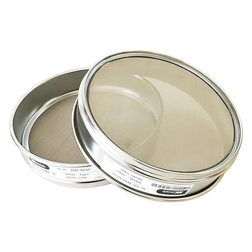 Miniatura 4 de KimLab Economy Test Sieve 304 paño de alambre de acero inoxidable 8 pulgadas de diámetro 325400450500635 tamaño de malla