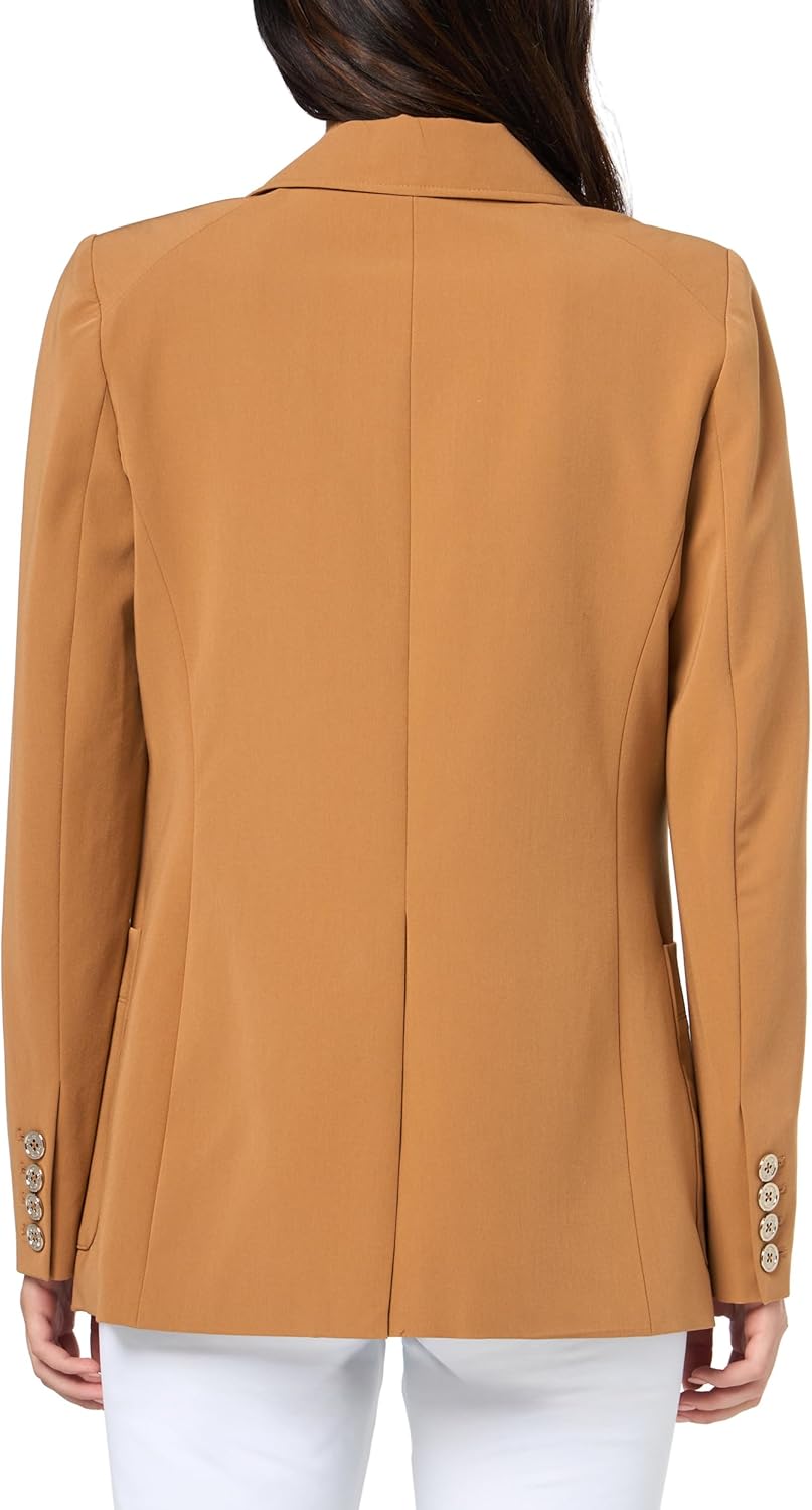 Tommy Hilfiger Women's Solid Front Pockets Suiting Blazer Jacket - Image 2