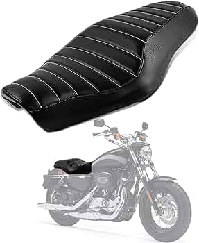 ラペラスタブススポイラーソロシート レッド XL883 XL1200