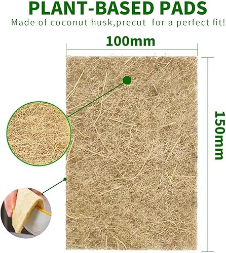 Miniatura 3 de Almohadillas de puntuación naturales (paquete de 5)  Almohadilla de esponja de limpieza biodegradable de sisal antiarañazos  Almohadilla para