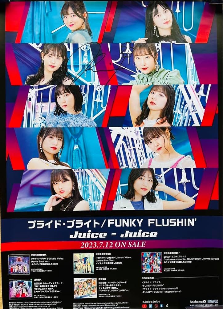【ヒトリエ】サイン入りポスター Amazon.co.jp: 入江里咲 サイン入りポスター Juice=Juice プライド