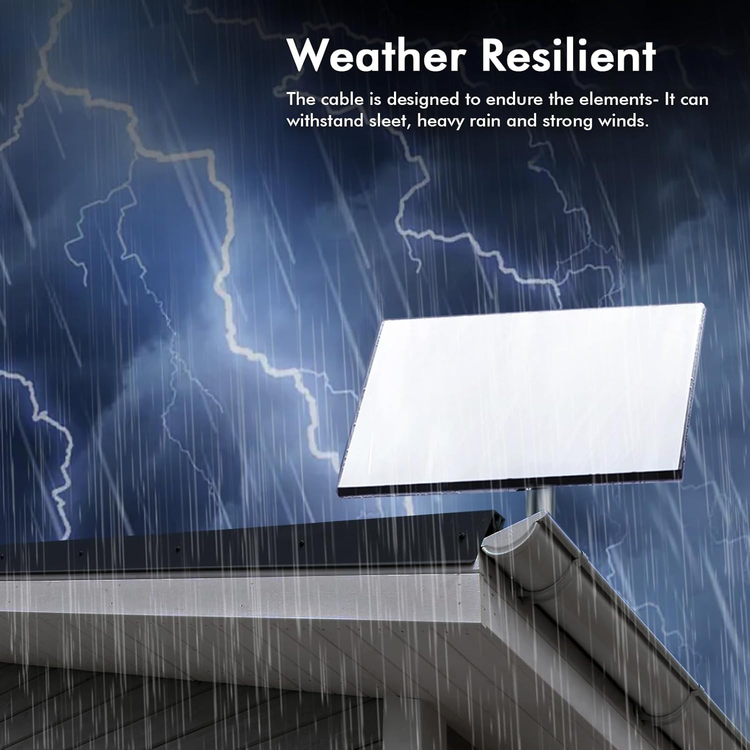 Starlink Gen 3 Cable 75FT/23M, Replacement Extension Cable for Starlink Standard Generation 3, Waterproof Ethernet Cable for Starlink Satellite Standard V3 Dish, Grey (75FT)