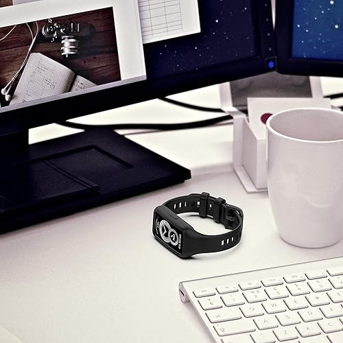 Miniatura 3 de Senter Correa de repuesto de goma suave de liberación rápida para Huawei Band 7 Smart Watch