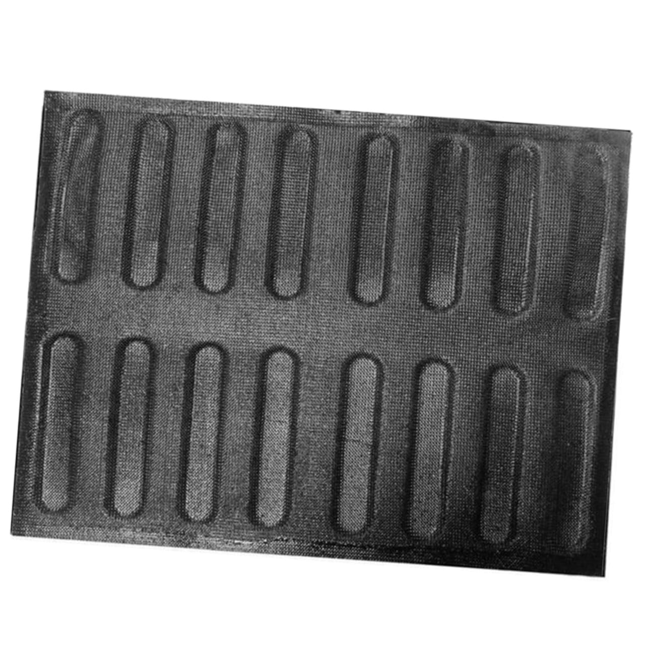 GALPADA Silikon Backform Atmungsaktive für Französisches Brot mit 16 Fächern Multifunktionale Antihaftbeschichtete Brotbackform für Professionelle Bäckerei und Heimküche