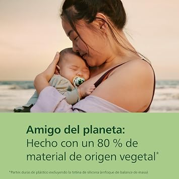 Philips Avent Ultra Air Pacifiers: Anatomically Designed, 0-6 Months, Symmetrical Soft Silicone Nipple, BPA-Free, 2 Sterilizer Cases, 4-Pack, SCF087/19