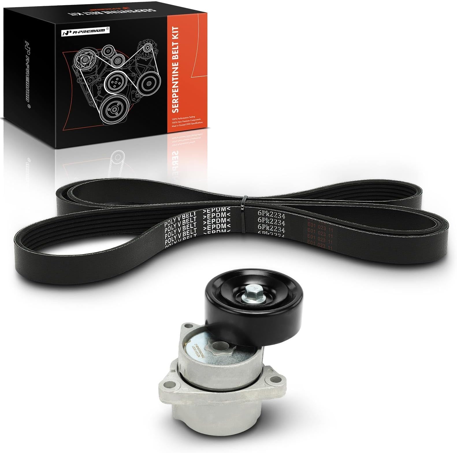 Serpentine Belt For Volvo XC40 Jaguar X-Type 2002-2008 - View #7
