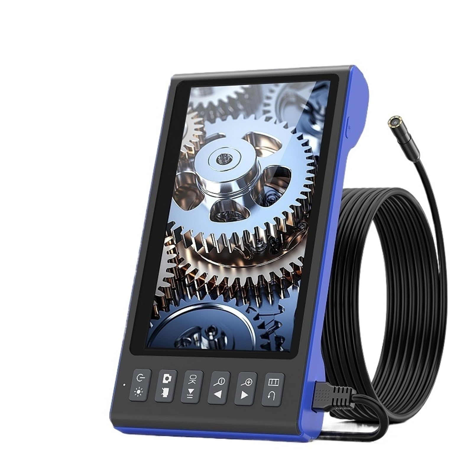 Periscopio, Endoscopio for ispezione auto USB con messa a fuoco automatica 5MP schermo IPS da 7 pollici for periscopio(5m)