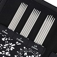 Vista 3 de ChiaoGoo Juego de calcetines de doble punto, acero inoxidable, 6 pulgadas (5.9 in)