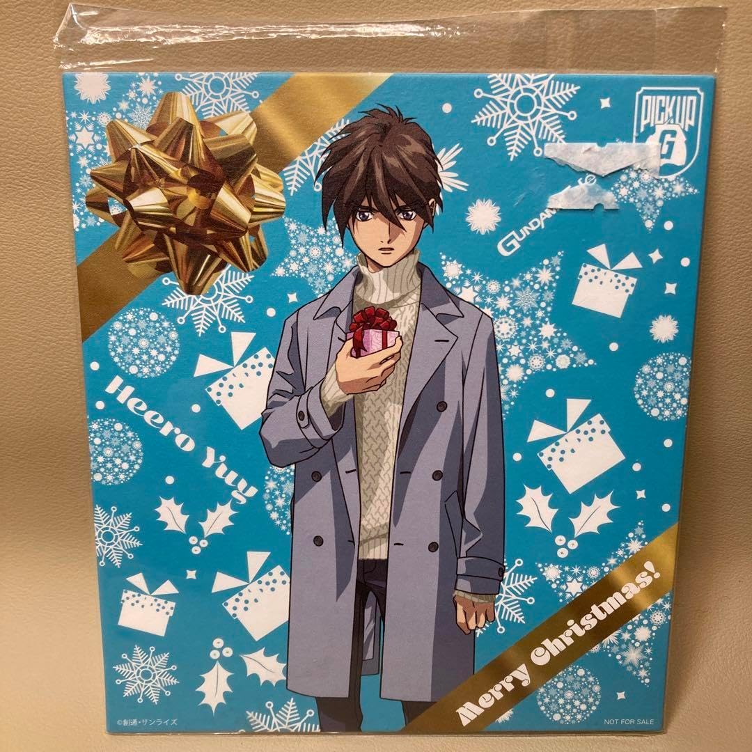 W 色紙 コースター ヒイロ・ユイ クリスマス