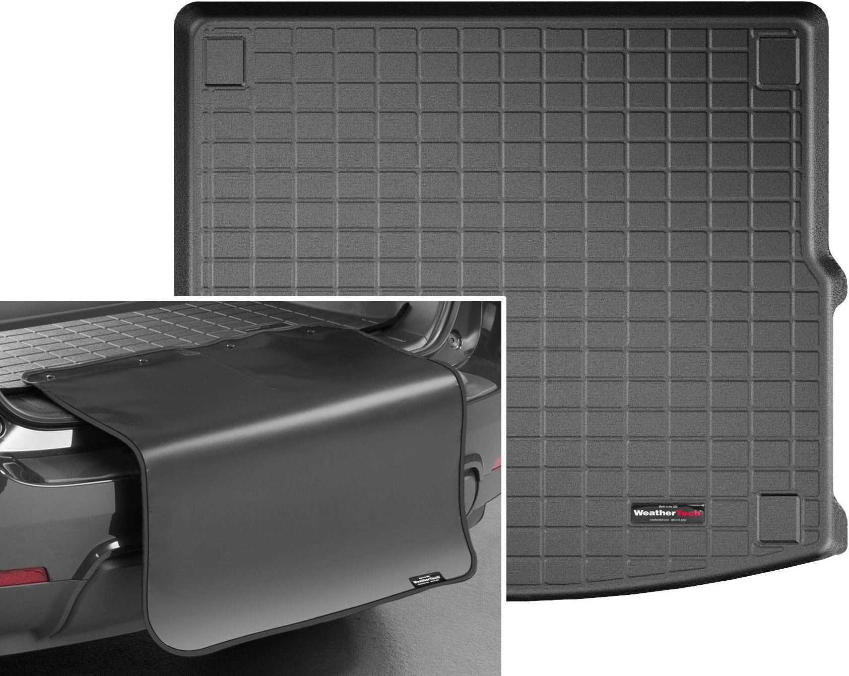Cargo Liner Floor Mat + Bumper Protector Tailored Suitable for: Jaguar I-Pace 1*Gen 2018-19|Black CargoLiner