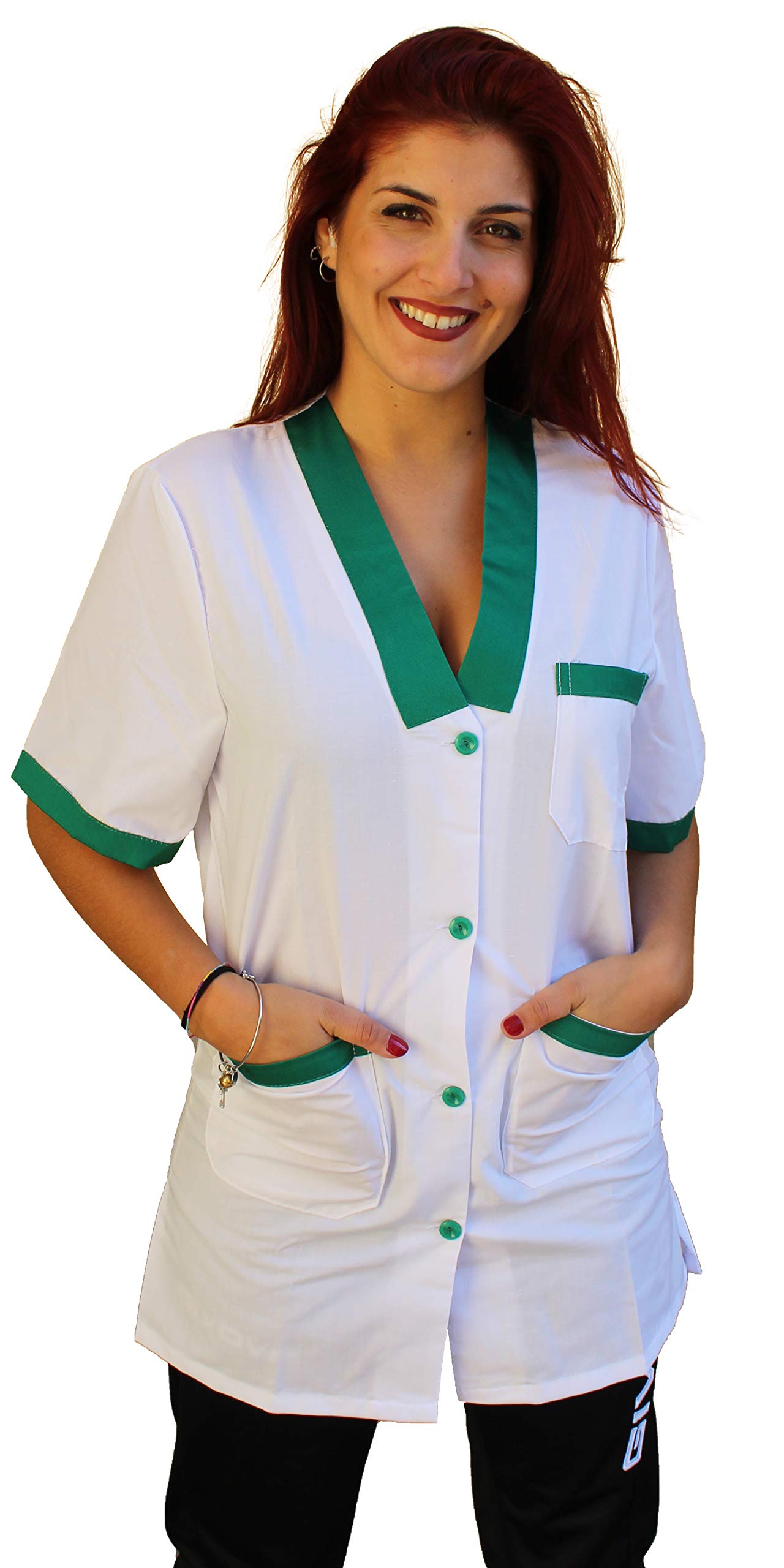Blouse de travail pour femme, housse alimentaire, supermarché, boucher, four, colf