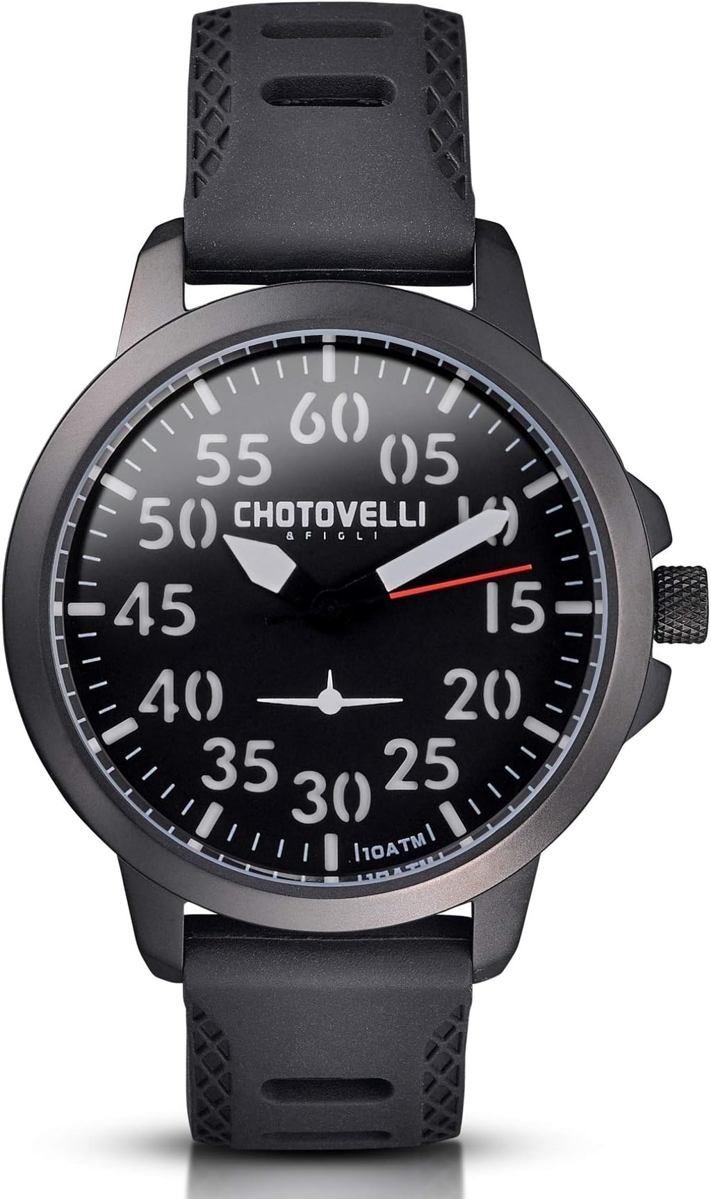 Aviator Watches for Men Analog Mecha Quartz 100M Waterproof Luminous Big Face Army Tactical Wrist Watches Casual Military Sport Watch