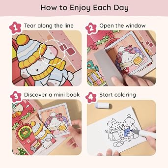 Cozy Countdown: An Advent Coloring Book Bundle