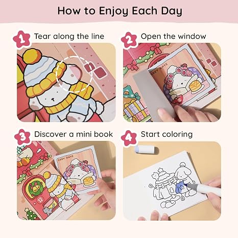 Cozy Countdown: An Advent Coloring Book Bundle