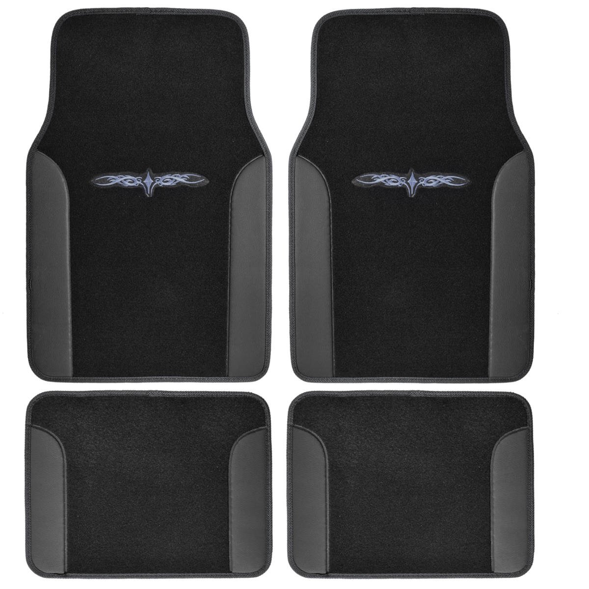 Photo 1 of Fresh Carpet Floor Mats, Color Tribal Tattoo Design, Set of 4, Universal Fit