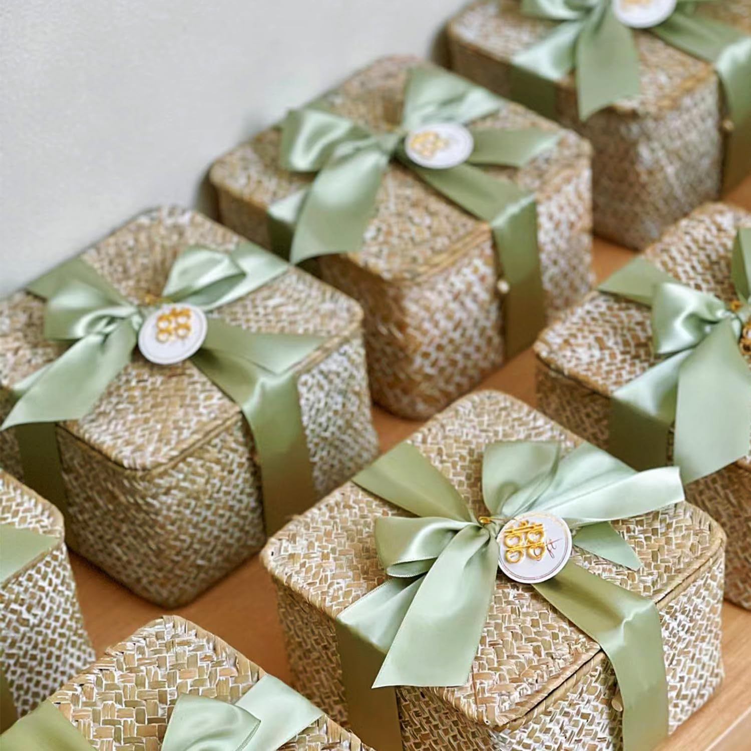 Nastro Di Raso Verde Salvia 6 Mm X 22,7 Metri – Perfetto Per Confezioni Regalo, Matrimoni, Artigianato E Fiocchi