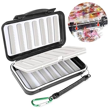 Alomejor Conteneur De Mouche De Pu00eache Bou00eete De Leurres De Pu00eache Double